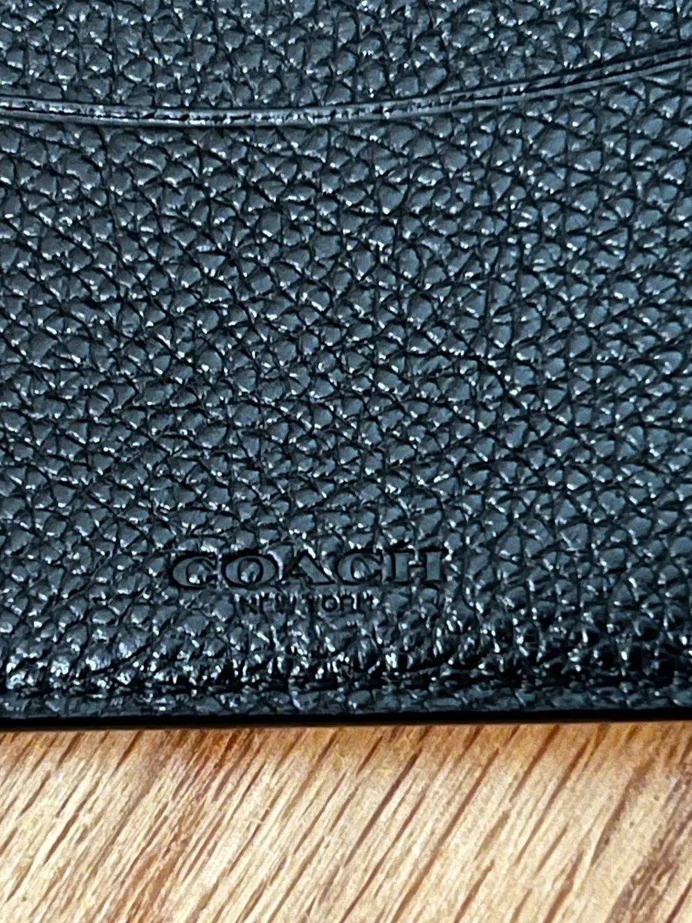 Coach X NASA Apollo Rocket Space Passport Holder F32464